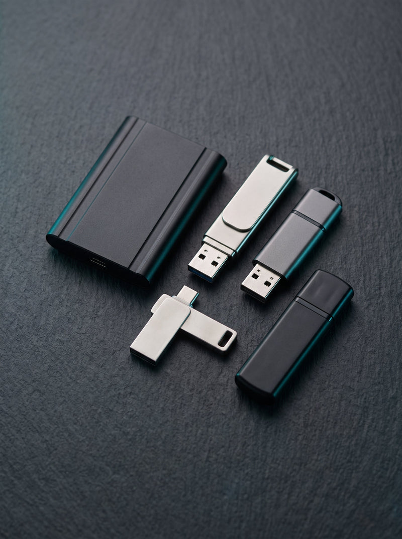 USB flash drives and portable external SSD - Techromagnon