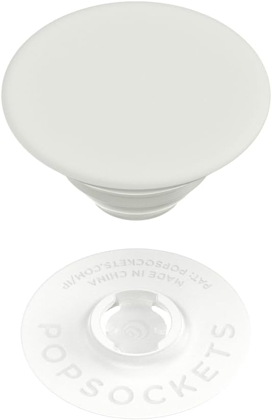 PopSockets Adhesive Phone Grip, Holder, Phone Stand, White - Creme Fresh