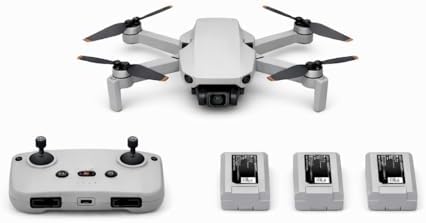 Specta Mini Drone Combo with 3 Batteries, 4K/30fps Video, 32800ft FPV Transmission, Easy to Fly, 3 Aixs Gimbal, 93-Min Flight, Under 249g Portable Drone for Beginners