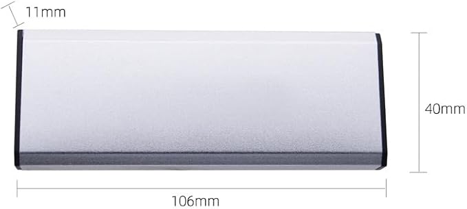 MacBook Pro SSD Enclosure 7+17 Pin, USB 3.0 5Gbps Hard Drive External Case for Apple MacBook Pro Retina A1425 EMC 2557/2672(Late 2012-Early 2013), A1398 EMC 2512/2673(Mid 2012-Early 2013