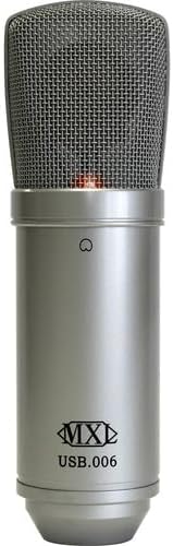 Marshall MXL USB 006 USB Cardioid Condenser Microphone, Grayish, 47mm x 177mm / 1.85 in. x 7 in.