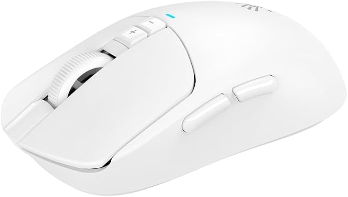 Bloody R72 Ultra Wireless Gaming Mouse 20000 CPI Optical Sensor 1ms Low Latency Dual Mode USB and Wireless - White