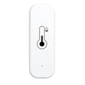 Temperature and Humidity Monitor Sensor WiFi & Bluetooth,No Hub Required,Compatible with Alexa and Google Home,for Home,Greenhouses Accessories,Garages 1Pack(No Include Battery)