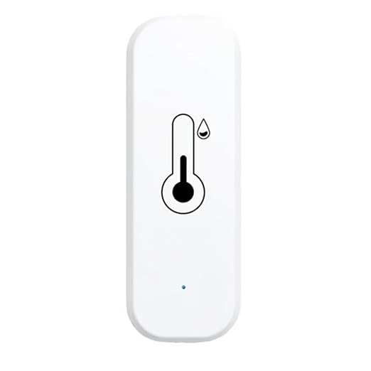Temperature and Humidity Monitor Sensor WiFi & Bluetooth,No Hub Required,Compatible with Alexa and Google Home,for Home,Greenhouses Accessories,Garages 1Pack(No Include Battery)
