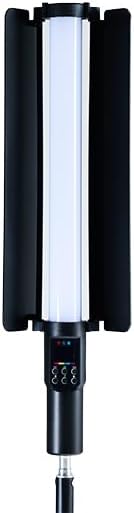 REFLEX CAMERA RGB Handheld Portable LED Light Stick - 3000K-6500K Adjustable Color Temp, Vibrant RGB Spectrum, Lightweight, Rechargeable, Ideal for Photography & Video, Easy Controls