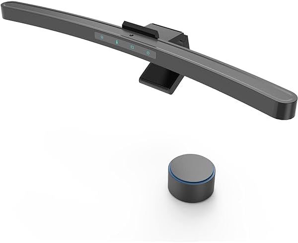 Xiaomi Mi Computer Monitor Light Bar - Easy Installation, Extra Computer Lighting w/o Taking Desktop Space, w/Wireless Remote Control Adjusting Lights Easily