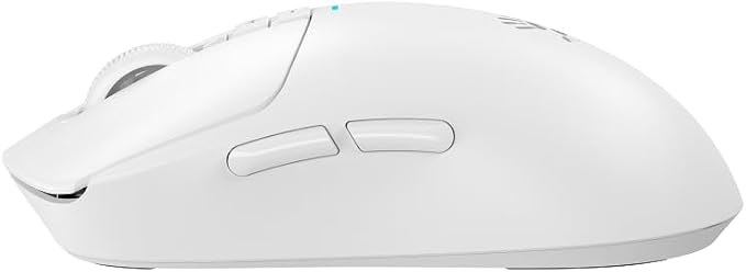 Bloody R72 Ultra Wireless Gaming Mouse 20000 CPI Optical Sensor 1ms Low Latency Dual Mode USB and Wireless - White
