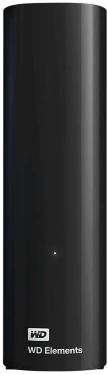 WD 18TB Elements Desktop External Hard Drive - USB 3.0, Black