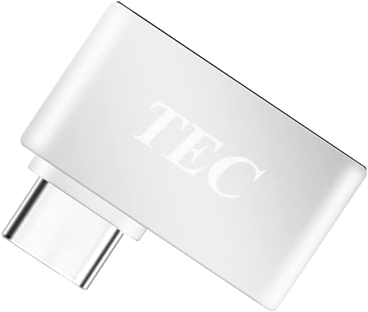 TEC Type-C Fingerprint Reader for Windows 10 Hello, TEC TE-FPA-C Bio-Metric Fingerprint Scanner PC Dongle for Password-Free and File Encryption, 360° Touch Speedy Matching Security Key