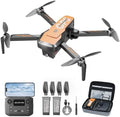 Drones with Camera for Adults 4K - GPS Drone with Auto Return, Brushless Motor, Foldable Mini RC Quadcopter for Kids Beginners with FPV Live Video, Follow Me, 2 Batteries Long Flight Time Under 249g