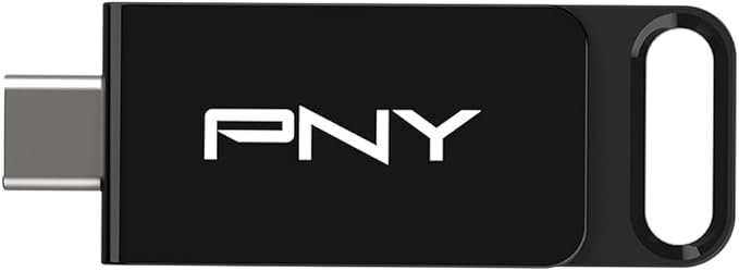 PNY Elite Type-C 256GB USB 3.2 Flash Drive – Up to 120MB/s Read, Up to 10x Faster Write Than USB 2.0, Reliable Design, Durable & Portable for Everyday Store & Share, Type-C Connector