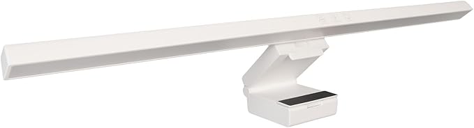 Computer Monitor Lamp, LED Screen Light Bar for Eye Caring, Stepless Dimmable, Touch Control, Office Monitor Light (White)