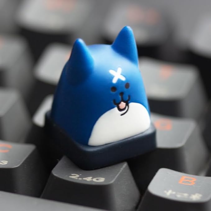 Dog Keycap, Handmade Artisan Resin Replacement ESC Key for Custom Cherry MX Gaming Mechanical Keyboard