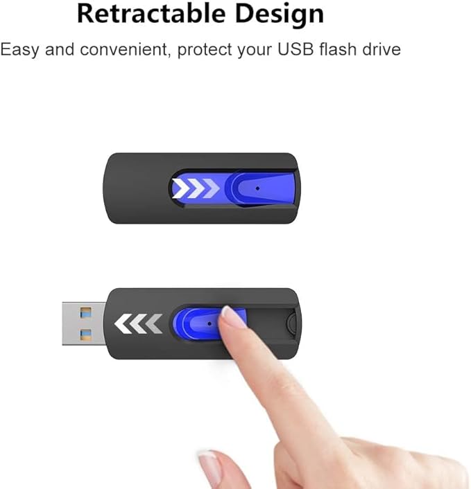 JUANWE 512GB USB Flash Drive, Thumb Drive 130MB/S High Capacity, USB 3.0 Jump Drive USB Drive Flashdrive for Computers