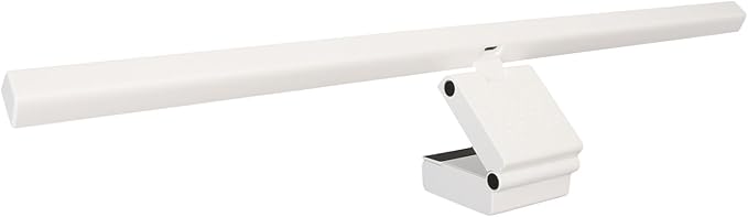 Dpofirs Computer Monitor Light Bar, Anti Glare Eye Caring LED Computer Monitor Lamp, Easy Installation, Support Infinite Dimming, Touch Control, USB Charging (White)