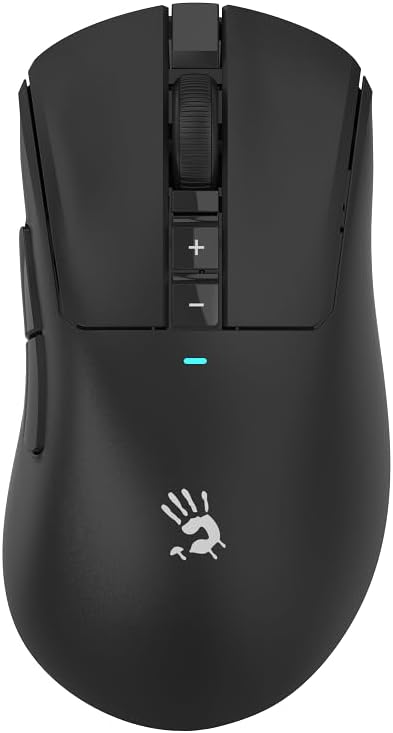 Bloody R73 Ultra Wireless Gaming Mouse 20000 CPI Optical Sensor 1ms Low Latency Dual Mode USB and Wireless Black