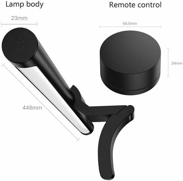 Xiaomi Mi Computer Monitor Light Bar - Easy Installation, Extra Computer Lighting w/o Taking Desktop Space, w/Wireless Remote Control Adjusting Lights Easily
