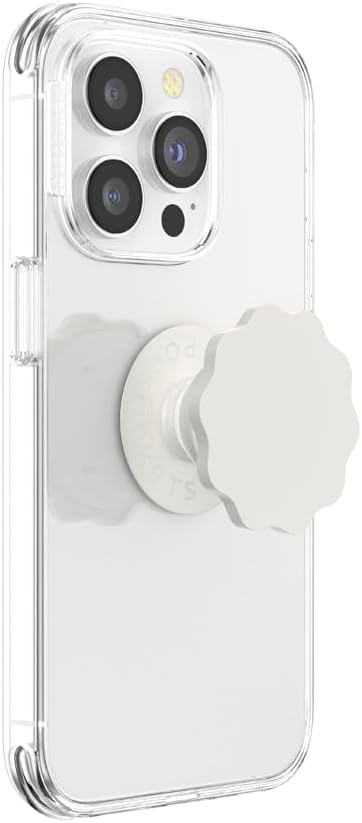 PopSockets Phone Grip with Expanding Kickstand, Adhesive Grip - Molded Flower Horchata