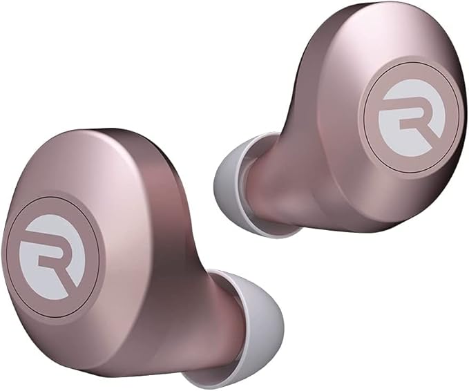 Raycon Everyday Classic Bluetooth Wireless Earbuds + Microphone with Active Noise Canceling, Sweat & Water-Resistant Earphones, Ear Buds Wireless Bluetooth Up to 32 Hours Playtime (Rose Gold)