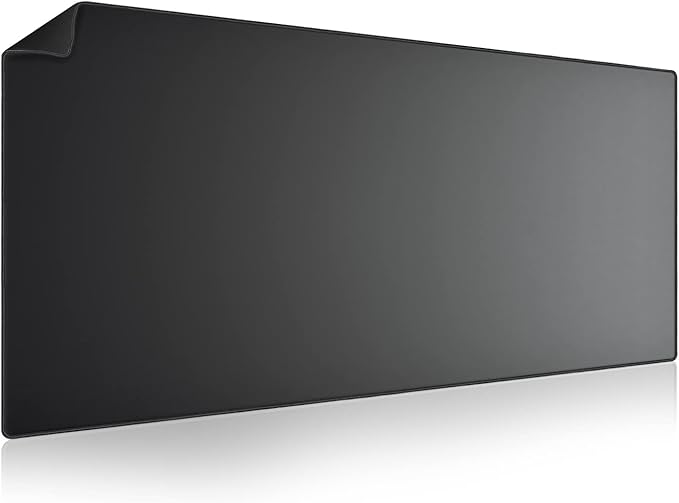 Wolaile Large Mouse Pad, 36x17 in Gaming Mouse Mat,Waterproof and Non-Slip Desktop Pad for Computer Keyboard,Black,XL