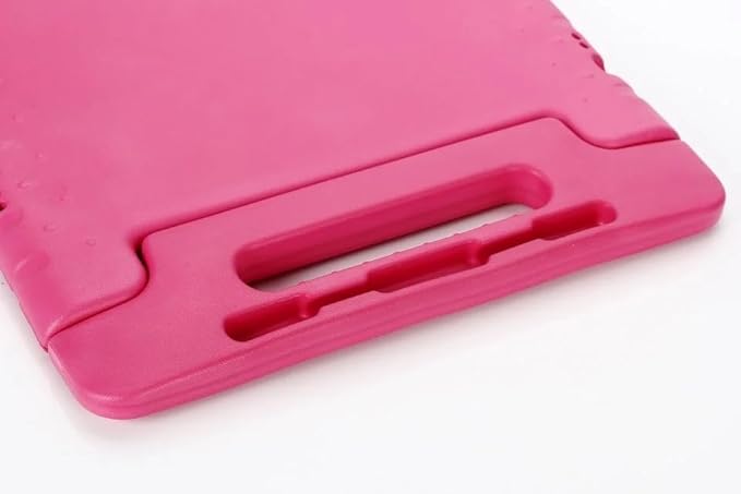 Kids Case for iPad Pro 12.9-inch (1st/2nd Gen) A1584 A1652 A1670 A1671, Techcircle Convertible Handle Stand Lightweight EVA Foam Bumper Protective Rugged Child Proof Cover with Stylus Pen Slot, Rose