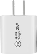 20W USB C Fast Charger Block, Compact PD 3.0 Wall Charger for iPhone 17/16/15/iPad Pro, Universal Compatibility, Travel Essential, 3X Faster Than 5W Charger