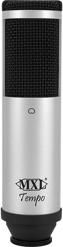 MXL TEMPO-SK Mac and PC Compatible USB 2.0 Powered Condenser Microphone - Silver/Black