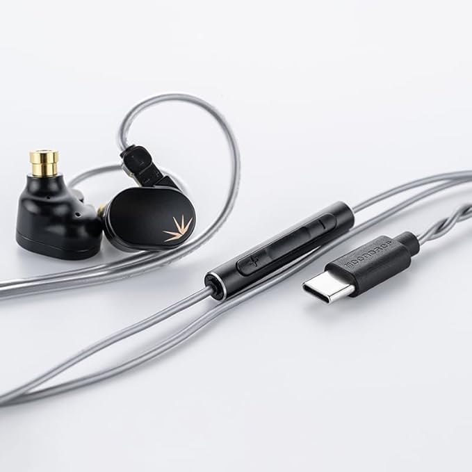 Moondrop CHU II DSP Headphones High Performance Dynamic Driver USB-C in-Ear Monitors Type-C with Microphone Earphone