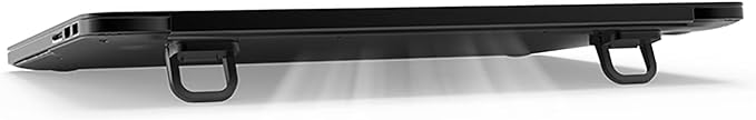Notebook Invisible Stand, Computer Keyboard Stand for Desk , Bracket Mini Portable Heightened Cooling Stand (Black)