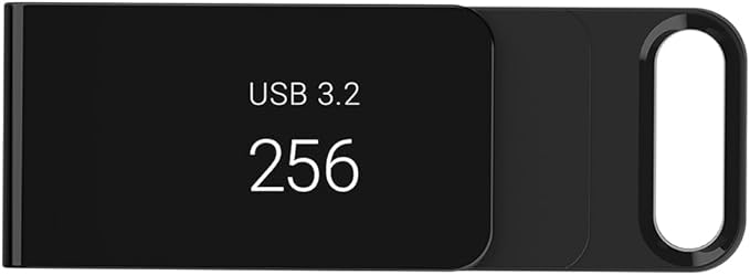PNY Elite Type-C 256GB USB 3.2 Flash Drive – Up to 120MB/s Read, Up to 10x Faster Write Than USB 2.0, Reliable Design, Durable & Portable for Everyday Store & Share, Type-C Connector