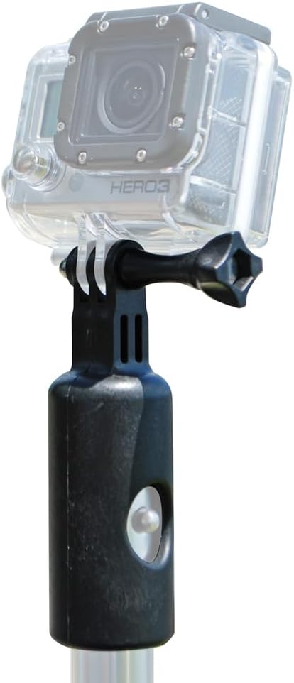 Shurhold Camera Adapter Handle Mount - Transform Handle into Versatile Action Camera Rig for Epic Adventure Shots
