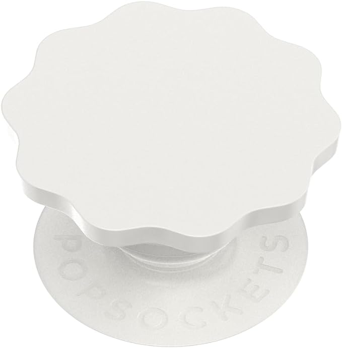 PopSockets Phone Grip with Expanding Kickstand, Adhesive Grip - Molded Flower Horchata