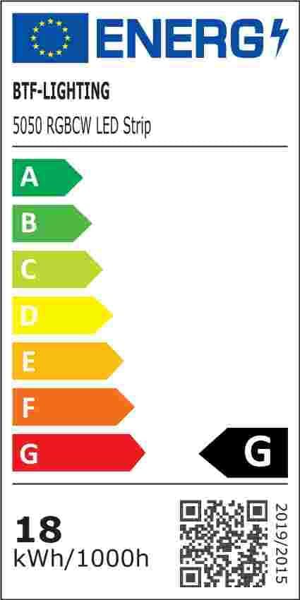 BTF-LIGHTING 5050 RGBW RGB+Cool White(6000K-7000K) 4 Colors in 1 LED Tape Light DC24V 5m 16.4ft 60LED/m Multi-Colored IP65 White 12mm PCB for Bedroom Kitchen Home Decoration(No Adapter or Controller)