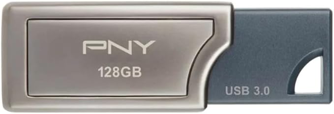 PNY Pro Elite 128GB USB 3.0 Flash Drive, Read Speeds up to 400MB/S (P-FD128PRO-GE)