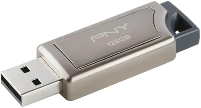 PNY Pro Elite 128GB USB 3.0 Flash Drive, Read Speeds up to 400MB/S (P-FD128PRO-GE)