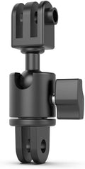 Aluminum 360 Degree Rotation Camera Swivel Mount, Vertical Metal Bracket Adapter Compatible with GoPro Hero 13/12/11/10, DJI Action 6/5 Pro/4, Sony and Other Action Cameras (Adjustable Adapter Mount)
