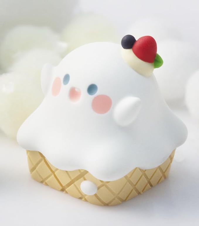 Ghost Ice Cream Keycap, Handmade Artisan Resin Replacement ESC Key for Custom Cherry MX Gaming Mechanical Keyboard
