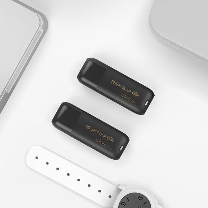 TEAMGROUP C175 64GB 10 Pack USB 3.2 Gen 1 (USB 3.1/3.0) Read 100MB/s Flash Thumb Drive, External Data Storage Memory Stick Compatible with Computer/Laptop Matte Black TC175364GB23