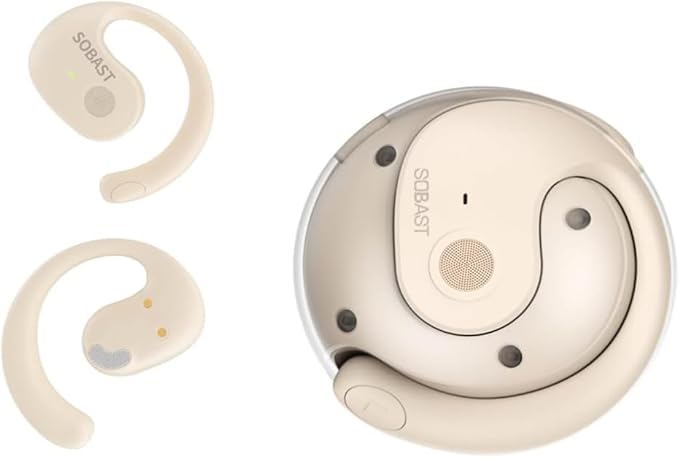 Wireless Earbuds for Workout/Running, Sports Bluetooth 5.4 Headphones,IPX7 Waterproof,Fast Charging,40Hrs Playtime Ear Buds（Beige