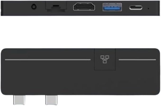 LX0B Portable Aluminum Alloy Docking Station Adapter for Pro9/8/X 4K Display