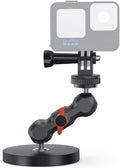 Magnetic Camera Mount for GoPro,Strong Magnetic Mount with 360° Rotation Ball Head Compatible with GoPro Hero 13 12 11 10 9 8 7 6 5 Black,DJI Osmo Action 6/5 Pro/4/3,AkASO and More