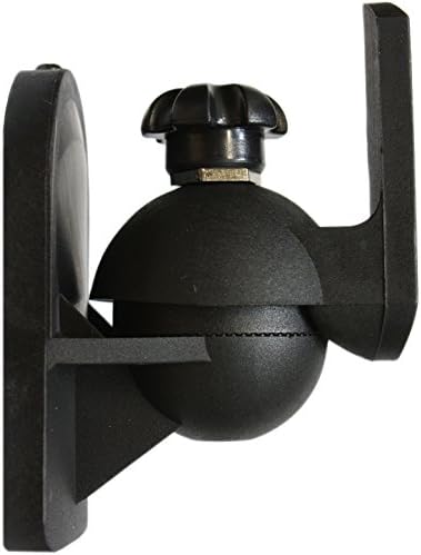 Pure Resonance Audio MC2.5B Mini Cube 2.5 inch Speaker Bundle with Installation Wire - Home Value Pack (4 Pack, Black) (with Brackets & Wire)