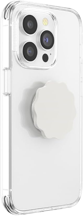 PopSockets Phone Grip with Expanding Kickstand, Adhesive Grip - Molded Flower Horchata