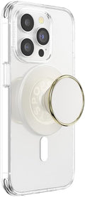PopSockets Phone Grip for MagSafe, Magnetic Holder, Phone Stand, Enamel - Coconute Creme