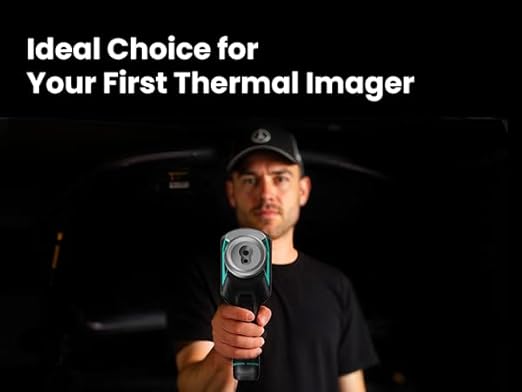 MiLESEEY TR20 Thermal Imaging Camera, 320 x 240 Resolution, 50Hz Refresh Rate, NETD ≤40mk, Portable Handheld Infrared Thermal Imaging Camera with Auto Hot/Cold Spot Tracking