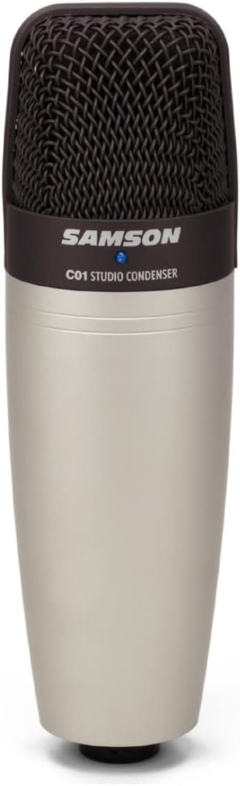 Samson C01 Studio Condenser Recording Microphone Mic w/Large Diaphragm