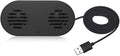 USB Computer Speaker with Built-in Microphone, Mini Soundbar Speaker for Desktop Laptop PC, Plug & Play USB Powered Small Sound Bar,Mini Speaker,360° Surround Sound for Gaming Music Movie