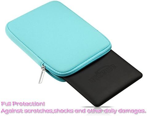 9-10 Inch Tablet Sleeve Bag, HannyBoo Protective Neoprene Zipper Case Cover for iPad 9.7 2018, iPad Pro 9.7, iPad 4/3, iPad Air 2, Surface Go, Galaxy Tab S3 9.7 inch, iPad 6th Generation - Light Blue