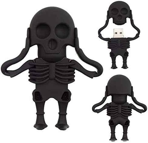 Cool USB Flash Drive 32GB Skeleton Shape Thumb Drive Computer Memory Stick Data Storgage Gift Pendrive for Teachers, Students, Family and Friends