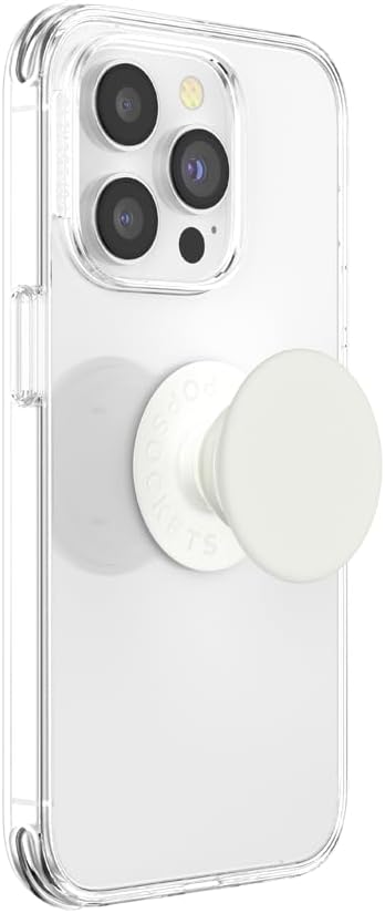 PopSockets Adhesive Phone Grip, Holder, Phone Stand, White - Creme Fresh